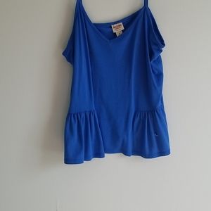 Blue spaghetti strap top